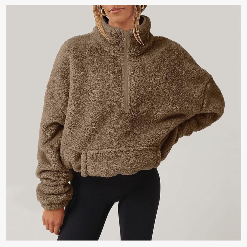 SO | Sherpa pullover - Beige - Picture 1 of 9